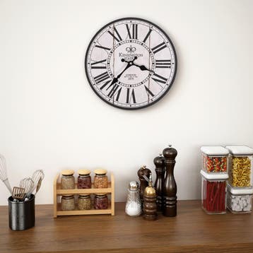 vidaXL Wandklok vintage stijl 30 cm Londen, Verzenden