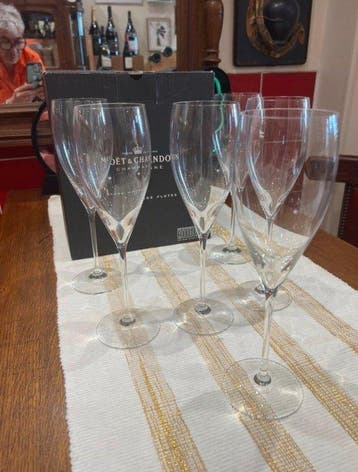 Moet & Chandon x Riedel - Champagneglas - PREMIUM Set - Glas