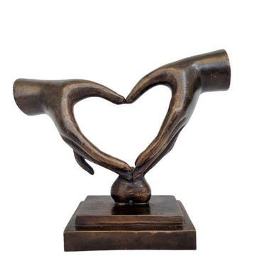 Sculpture, Together as one - 26 cm - Bronze