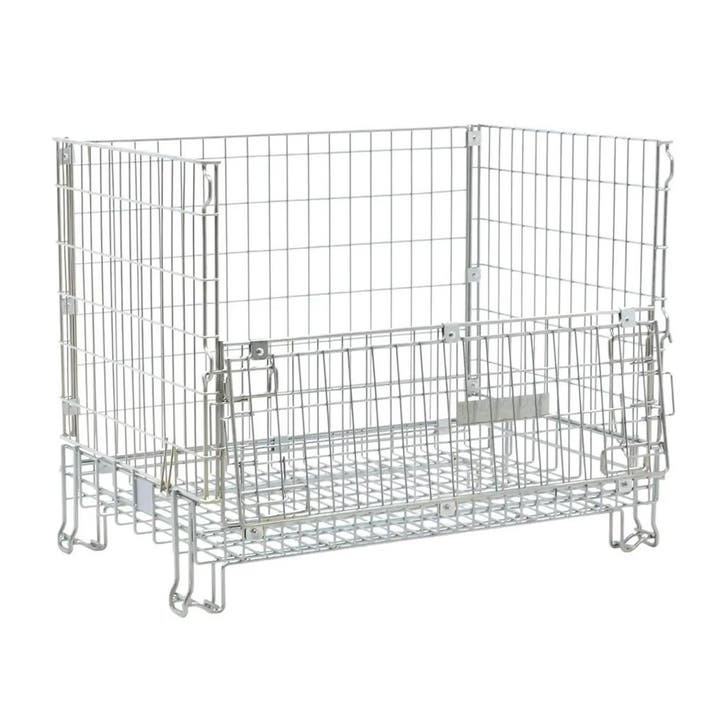 Gaascontainer gebruikt stapelbaar en inklapbaar 1 klep 12..., Articles professionnels, Aménagement de Bureau & Magasin | Entrepôt, Rayonnage & Stockage