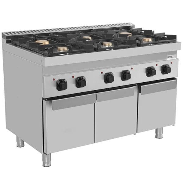 Fornuis | 700 SERIE | Gas | 6 Branders (4x 6.5kW, 2x 9kW) |, Zakelijke goederen, Horeca | Keukenapparatuur, Nieuw in verpakking