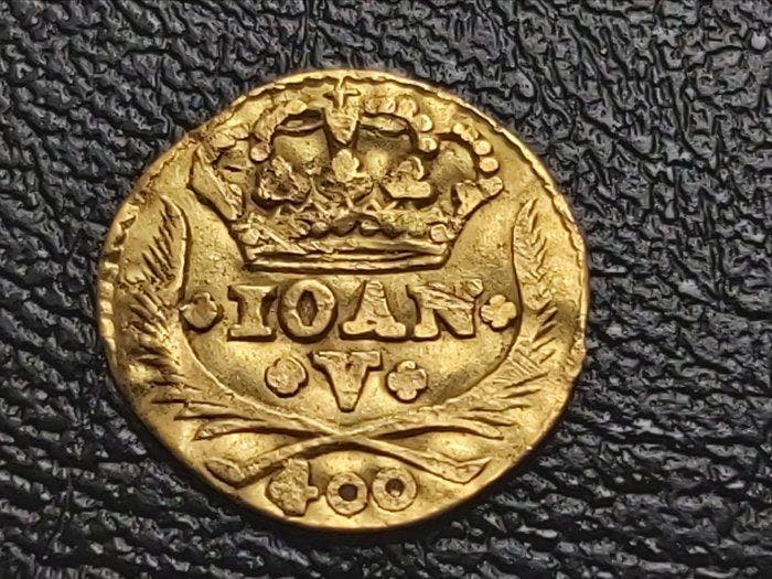 Portugal. D. João V (1706-1750). Pinto (480 Reis) 1734, Postzegels en Munten, Munten | Europa | Niet-Euromunten