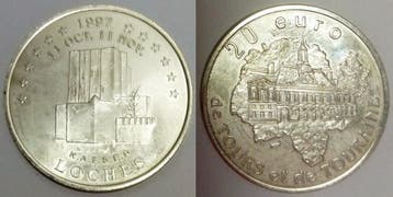 France Frankreich 37- Indre-et-loire Loches Euro Der Stae..., Verzenden, België