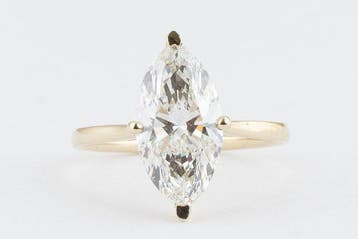 Sans prix de réserve - Bague - 14 carats Or jaune - 5.01ct., Bijoux, Sacs & Beauté, Bagues