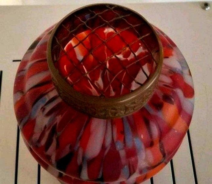 Balustervaas - Glas - Pique fleurs / Rose-bowl, Antiquités & Art, Art | Objets design