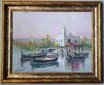 Francisco Arnedo Linares (1925-2011) - Barques au bord de
