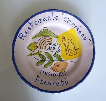 Solimene Vietri - Plat (8) - Céramique - Bon souvenir