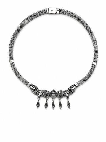 Sans prix de réserve - Collier ras du cou Argent - Collier, Handtassen en Accessoires