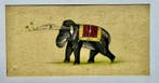 Onbekende kunstenaar - A lot of 4 vintage Indian miniature