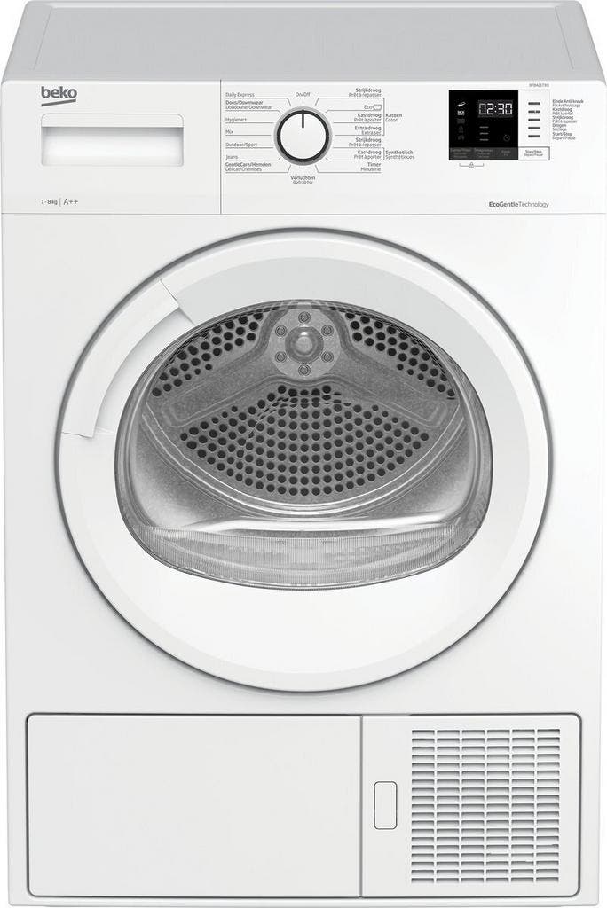 Beko DF8421TX0 - Warmtepompdroger - 8 kg - EcoGentle - 64 dB, Huis en Inrichting, Woonaccessoires | Overige, Ophalen of Verzenden