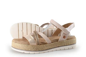 Esprit Sandalen in maat 41 Beige, Kleding | Dames, Verzenden, Beige, Sandalen of Muiltjes, Zo goed als nieuw