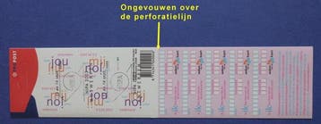 Nederland 2003 - Variëteit ONGEVOUWEN postzegelboekjes PB81, Gestempeld