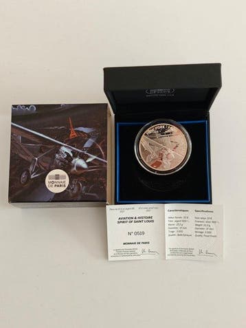 Frankrijk. 10 Euro 2017 Spirit of Saint Louis Proof