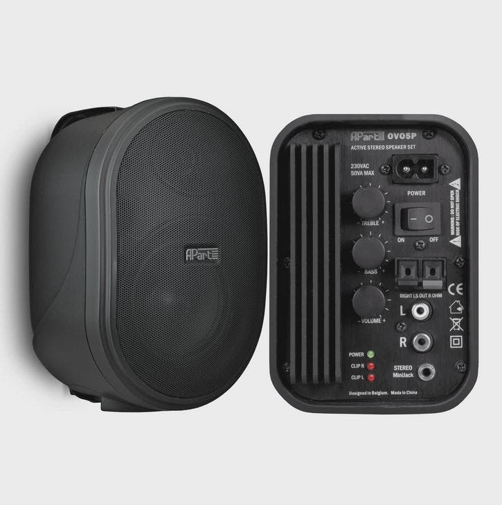 Aparte Biamp OVO5P-BL actieve luidsprekerset zwart, Electroménager, Électroménager & Équipement Autre, Enlèvement ou Envoi