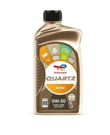 Total Quartz 9000 0W30 1 Liter, Ophalen of Verzenden