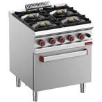 Fornuis + Oven | OPTIMA 700 | Gas | 4 Branders (4x 7kW) +, Verzenden, Nieuw in verpakking