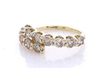 Zonder minimumprijs - Ring - 14 karaat Geel goud - 1.79ct., Nieuw