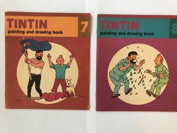 Tintin - 6 Kleurboeken - Methuen Children Books - 1977, Boeken, Nieuw