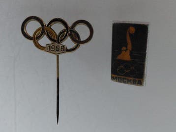 Olympische Spelen - 1958 - Een set van twee originele, Nieuw