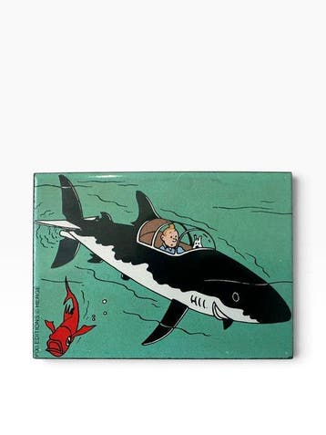 Tintin - 1 emailleplaat - 1994, Nieuw