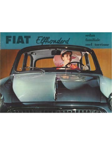 1954 FIAT 1100 BROCHURE ENGELS, Ophalen of Verzenden, Nieuw