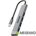 Sitecom USB-C to 4x USB-A Tiny hub, Informatique & Logiciels, Clés USB, Verzenden