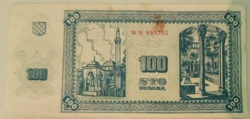 Kroatië. 1971 - Fantasy - 100 Dinara (Zonder minimumprijs)