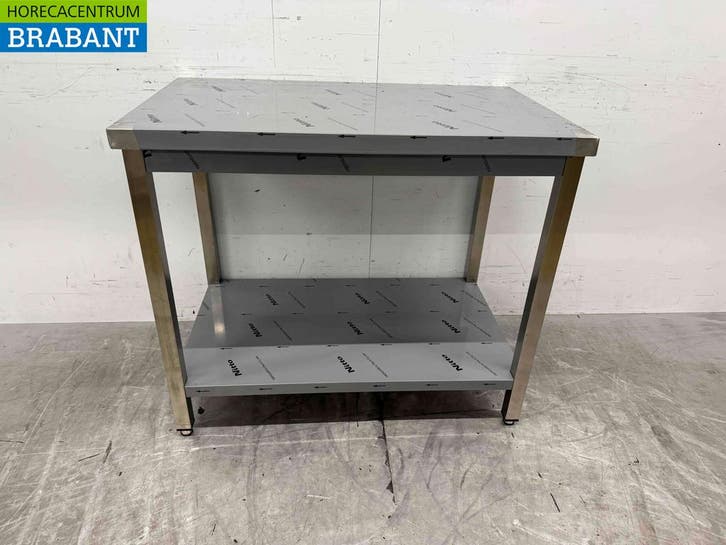 Table de travail en acier inoxydable 100 x 60 x 86 cm Horeca, Zakelijke goederen, Horeca | Overige, Verzenden