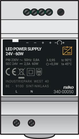 Niko LED driver - 340-00050, Bricolage & Construction, Verzenden