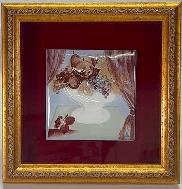 Meissen - Wandbord - hardpaste porselein -