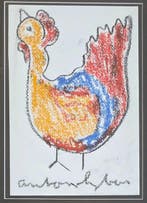Anton Heyboer (1924-2005) - Kip, Antiek en Kunst