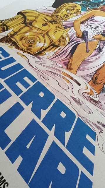 Michelangelo Papuzza - STAR WARS 1977 Original Movie Poster
