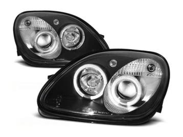 Koplampen Angel Eyes Black edition geschikt voor Mercedes, Auto-onderdelen, Verzenden, Nieuw, Mercedes-Benz