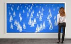 VOLHA - White sails -XXL-Hand painting