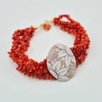 Bloedkoraal - Zilver, Verguld - Armband - CORALLO
