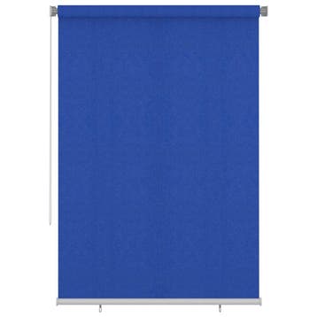 vidaXL Rolgordijn voor buiten 165(B)x230(H) cm HDPE blauw, Verzenden, Nieuw