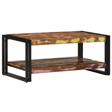 vidaXL Salontafel 90x50x38 cm massief gerecycled hout, Verzenden