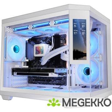 Mars Gaming MC-3TCORELCDM Mini tower Wit, Verzenden