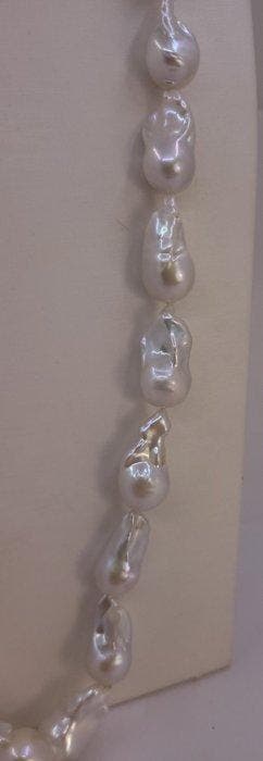 Sans prix de réserve - Collier Perles deau douce Edison, Handtassen en Accessoires, Kettingen, Nieuw