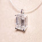 Zonder minimumprijs - Hanger - 14 karaat Witgoud - 2.02ct.