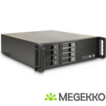 Inter-Tech 3U-3508 Rack Zwart, Informatique & Logiciels, Verzenden