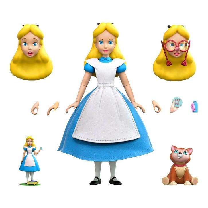 Alice in Wonderland Disney Ultimates Action Figure Alice 18, Collections, Disney, Enlèvement ou Envoi