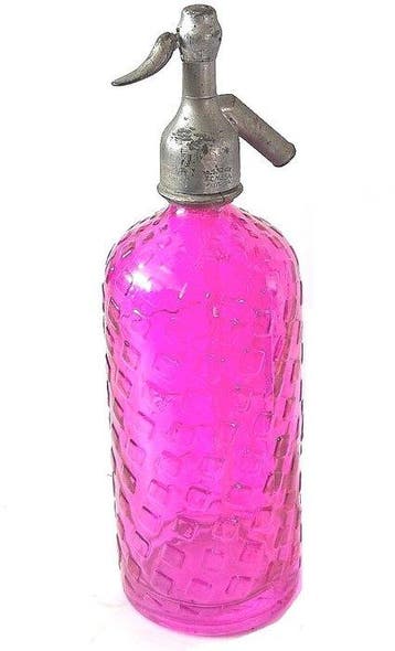 Siphon - Siphon rose sculpté