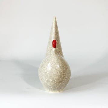 Zodiac Rooster Ceramic Okimono () - Kmaki Ten () -