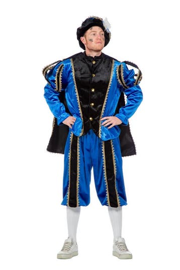Pietenpak Blauw Fluweel, Verzenden, Nieuw