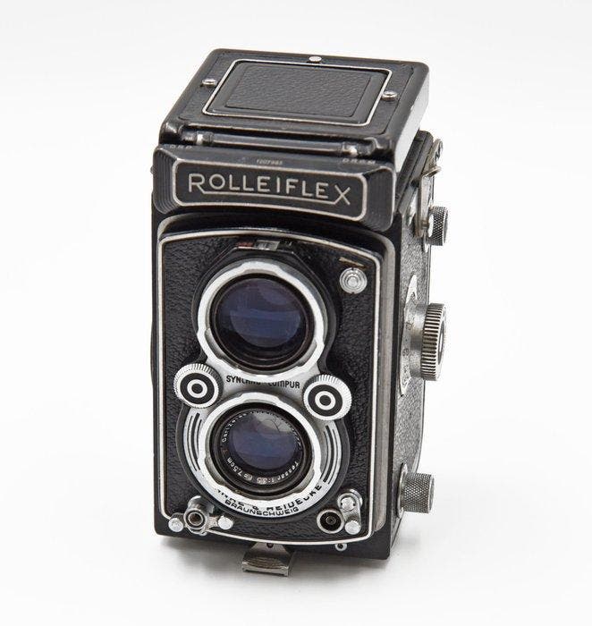 Rollei Rolleiflex tessar f3.5 Analoge camera, Audio, Tv en Foto, Fotocamera's Analoog