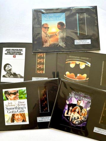 Jack Nicholson – Rare Set of 5 Mounted 35mm Film Cells –, Nieuw