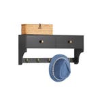 2dekans | SoBuy FRG178-SCH Wandkast Wandgarderobe, Ophalen of Verzenden