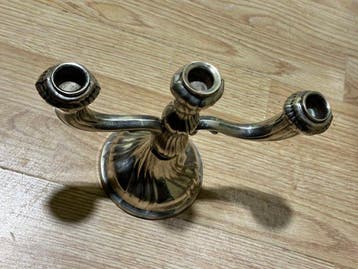 Kaarsenhouder - Zilver, Antiek en Kunst