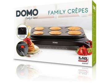 Veiling - DOMO DO8709P Family Crêpes – Crepe maker – Pa, Nieuw